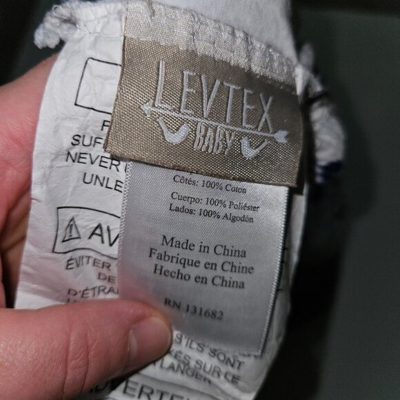 Levtex Baby Changing Pad Cover Soft Fleece Top Blue Gray Bears Mountains - Picture 7 of 8